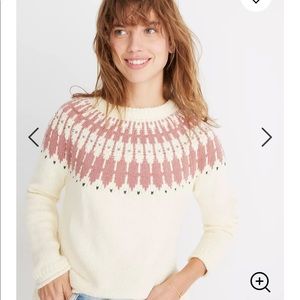 Madewell fair isle sweater